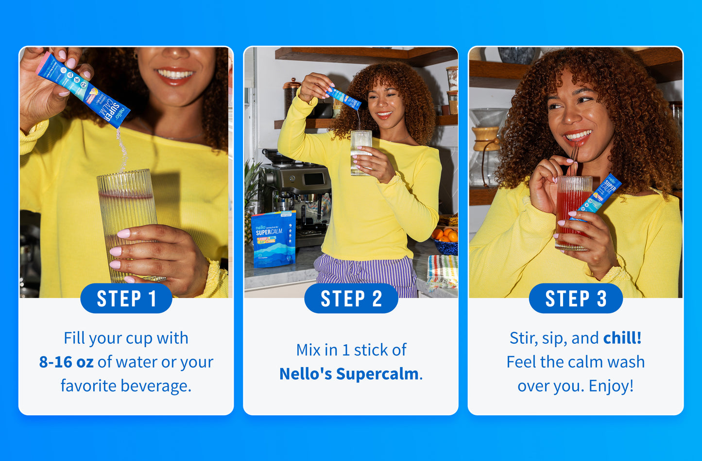 Nello Supercalm Powdered Drink Mix,Melon Berry