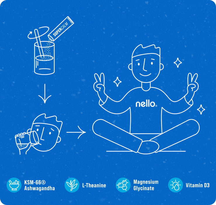 Nello Supercalm Powdered Drink Mix,Melon Berry